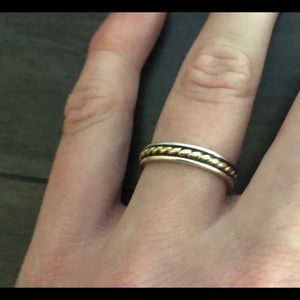 James Avery Gold Twisted Ring